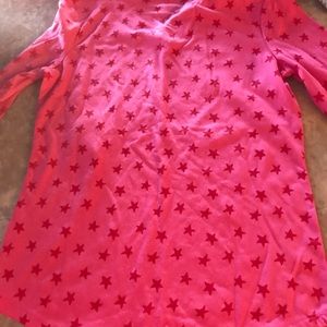 Pink Star long sleeve shirt